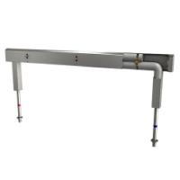 Franke Armatureneinh., Edst., doppelreihig, 4 Waschpltze, 1200 mm, Wasserans un. 2030064965