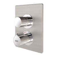 Franke Duscharmatur, F5, hydr., Thermostat, UP, Fertigbauset, o. Hygieneoption 2030067158