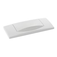 Geberit AquaClean design plate for complete set for concealed cistern alpine white, high pressure laminate (HPL) alpine-white 115333111