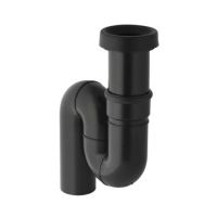 Geberit Drain  for Hock-Toilet drain vertical black in PE 167734161
