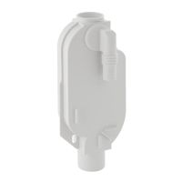 Geberit Siphonkoerper weiss zu Wandeinbausiphon fuer Waschmaschine 862173111
