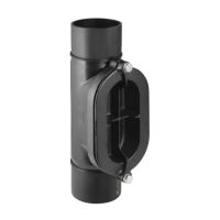 Geberit PE Reinigungsstueck DN125 mit ovalem Verschlussdeckel 368454161