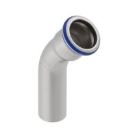 Geberit Mapress Bend 45 degrees  with plain end d22 CrNiMo steel  30704