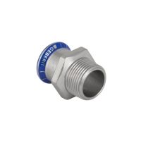 Geberit Mapress Uebergang mit AG d 12xRp3/8 (Cr-Ni-Mo-Stahl) 33017