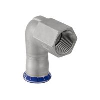 Geberit Mapress Adaptor with 90 degrees  diameter 18xRp1/2 with female thread CrNiMo steel  33804