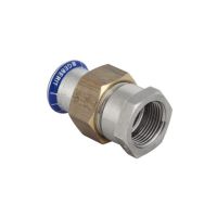 Geberit Mapress Adaptor Connection  d15xRp1/2 flat-sealing with female thread CrNiMo steel  special nut (Ms) 35300