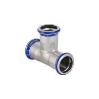 Geberit Mapress T-Stueck d 108 LABS-frei (Cr-Ni-Mo-Stahl) 81011