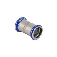Geberit Mapress Stainless steel coupling / pressing socket diameter 15 silicone-free  CrNiMo steel  82002