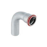 Geberit Mapress Carbon Steel Bend 90 degrees  diameter 88, 9 with plain end zinc-plated 20310