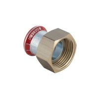 Geberit Mapress C-Stahl Anschlussverschr. flachdichtend verzinkt d 22xG1 1/4 25044