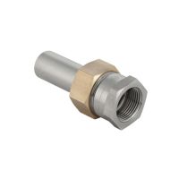 Geberit Mapress Adaptor Connection  d35xRp1 1/4 with female thread and plain end CrNiMo steel  35387