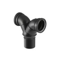 Geberit PE Wall-mounted Toilet Double Bend 90 degrees  DN90/90/90 for vertical Mounting sheet 308923141