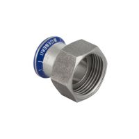 Geberit Mapress Anschlussverschr. d 20xG1 flachdichtend (Cr-Ni-Mo-Stahl) 35134