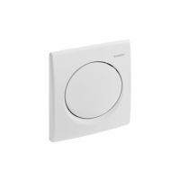 Geberit UR Betaetigungsplatte  Design Samba weiss alpin Kunststoff pneumatisch 241319111
