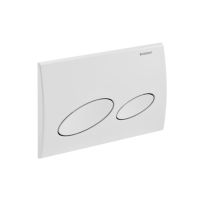 Geberit Kappa20 flush plate for dual flush from top/front chrome silk gloss  chrome-plated for dual flush 115228461