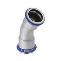 Geberit Mapress Edelstahl Bogen 30  Grad d 22 (Cr-Ni-Mo-Stahl) 36123