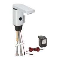 Geberit HyTronic186 Waschtischarmatur IR/Netz beruehrungslos mit Mischhebel 116156211
