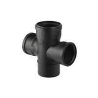 Geberit Silent-PP Double Junction  87, 5 degrees  with sleeves DN 125/110/110 390665141
