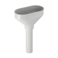 Geberit Trichter oval in PP ohne Rand weiss H: 27 cm 152378111