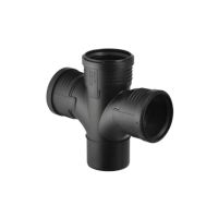 Geberit Silent-PP DoppelabzweigMAX 87,5  Grad mit Muffen DN 110 / 110 / 110 390566141