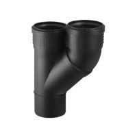 Geberit Silent-PP Parallelabzweig DN90/90 mit Muffen 390457141
