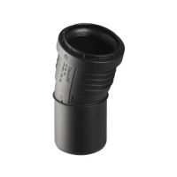 Geberit Silent-PP Bogen 15  Grad DN50 mit Muffe 390220141