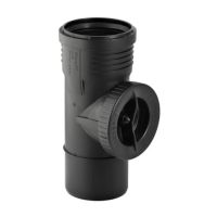 Geberit Silent-PP cleaning opening  90G with Coupling DN 125 390627141