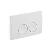 Geberit Delta21 Betaetigungsplatte  seidenglanz verchromt fuer 2-Mengen-Spuelung 115125461