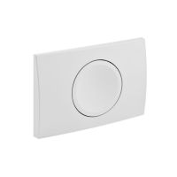 Geberit Delta11 single flush plate chrome silk gloss  chrome-plated Flush-stop flushing or Single flush 115120461