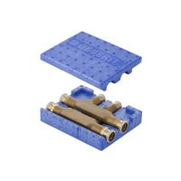 Geberit Mapress Carbon Steel cross fitting sheet with insulaTin sheet box,  diameter 22x15x22 63117