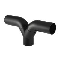 Geberit PE Hosen-T-Stueck 90  Grad DN100/100/100 mit langen Schenkeln 367458161