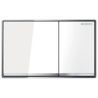 Geberit BetPl. Omega60, fr 2-Mengen-Sp. Glas wei 115081SI1