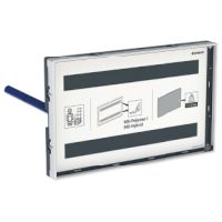 Geberit Geberit Abdeckplatte Omega flchenbndig, mit Sichtrahmen 115088001