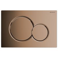 Geberit Sigma01 Betaetigungsplatte  Edelmessing fuer 2-Mengen-Spuelung 115770DT5