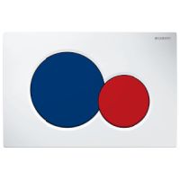 Geberit BetPl. Sigma01, fr 2-Mengen-Sp. blau rot 115770LB5