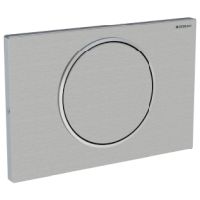 Geberit Betaetigungsplatte  Sigma10 verschraubbar EStahl gebuerstet/poliert/gebuerstet 115787SN5