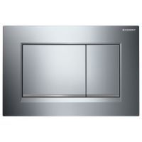 Geberit BetPl. Sigma30, fr 2-Mengen-Sp. glanzchrom / mattchr / glanzchr 115883KH1