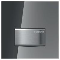 Geberit Urinalsteuerung pneumatisch Sigma50 Rauchglas verspiegelt 116016SD5
