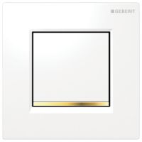 Geberit UR-Strg. mit pneumatischer Splausl. BetPl. Typ 30 wei/vergoldet/wei 116017KK1