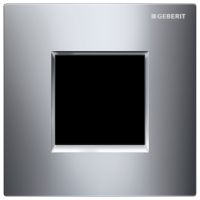 Geberit UR-Strg. mit elektronischer Splausl. Netz, Abdeckplatte Typ 30 glanzchrom 116027KH1