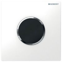 Geberit HyTronic UR-Strg.Sigma10 weiss/verchromt Zink-Druckguss beruehrungslos IR/Batterie 116035KJ1