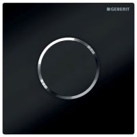 Geberit HyTronic UR-Strg.Sigma10 schw/verchromt Zink-Druckguss beruehrungslos IR/Batterie 116035KM1
