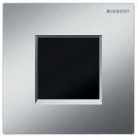 Geberit UR-Strg. mit elektronischer Splausl. Batterie, Abdeckplatte Typ 30 mattchrom 116037KN1