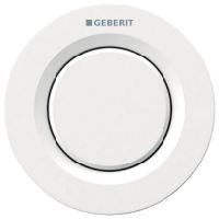 Geberit Fernbettigung Typ 01 pneumatisch fr 1-Mengen-Sp., UP-Drcker wei-alpin 116040111