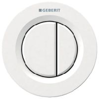 Geberit Fernbettigung Typ 01 pneumatisch fr 2-Mengen-Sp., UP-Drcker wei-alpin 116042111