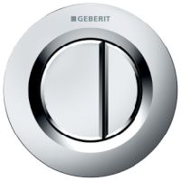 Geberit Remote control type 01 pneumatic for dual flush,  concealed press-button matt-chrome-plated 116042461