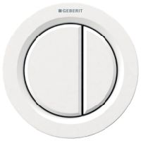 Geberit Fernbettigung Typ 01 pneumatisch fr 2-Mengen-Sp. Mbeldrcker wei-alpin 116050111