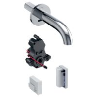 Geberit Waschtischarmatur Piave, Wandmontage mit UP-Funktion Genr. L 17cm mit Mischer 116266211