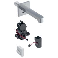 Geberit Waschtischarmatur Brenta Wandmontage mit UP-Funktion Netz L 22cm mit Mischer 116292211