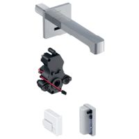 Geberit Waschtischarmatur Brenta Wandmontage mit UP-Funktion Genr. L 22cm mit Mischer 116296211